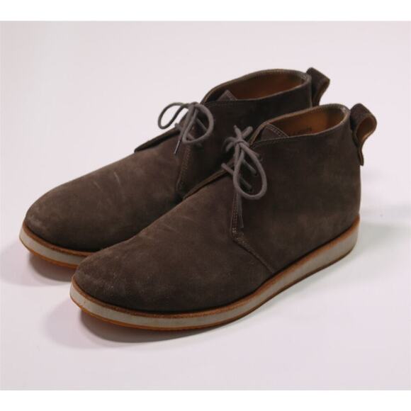 Thomas Wage x Cord Shoes & Boots Gray Brown Chukka Boots Men's US 10 - Picture 2 of 10